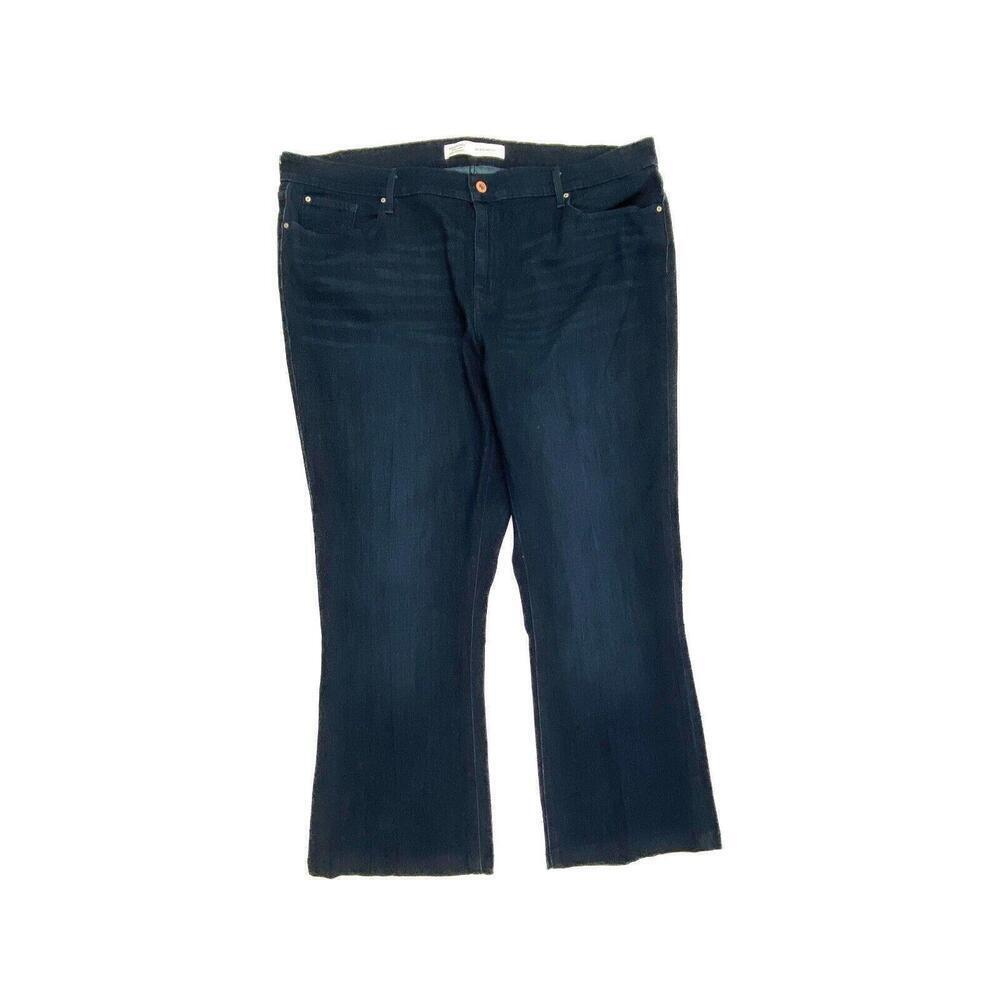 Signature By Levi Strauss Mid Rise Bootcut Women's size 22 Dark Blue Denim jeans
